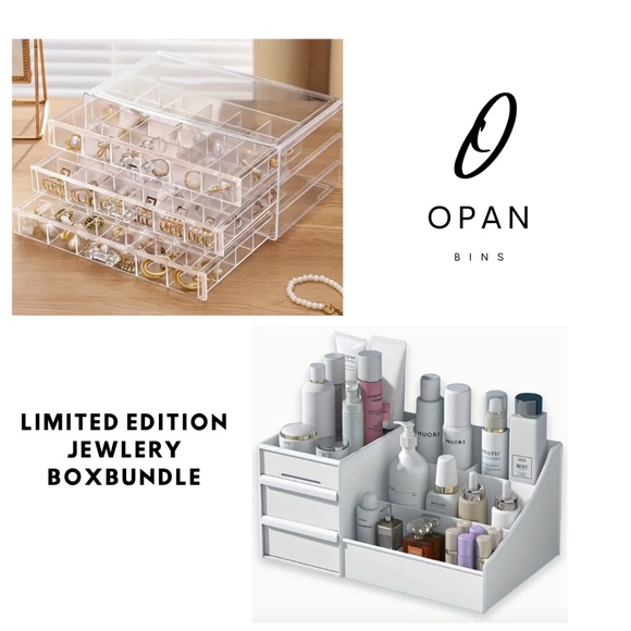 Accessories - Limited Edition 72 Grid Jewelry Grid + Makeup Organizer Bundle